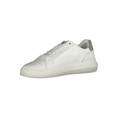 Calvin Klein White Leather Men Sneaker - Sneakers