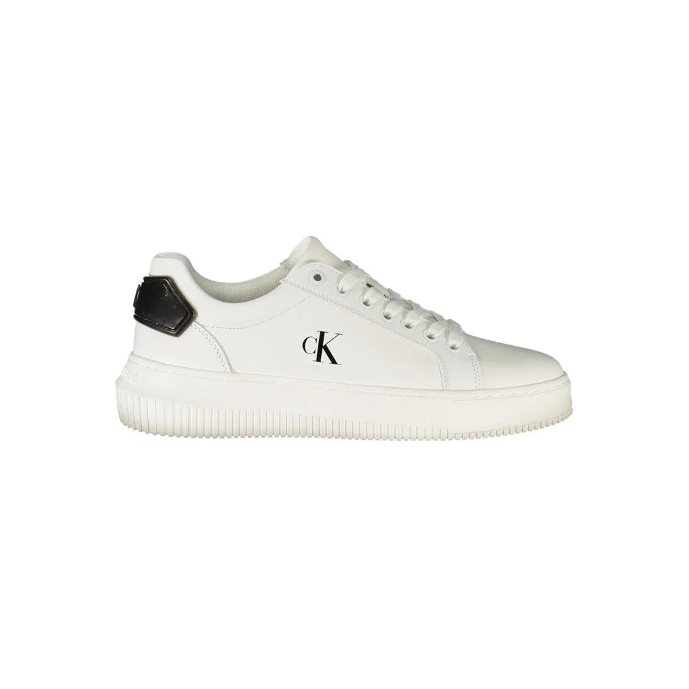 Calvin Klein White Leather Women Sneaker