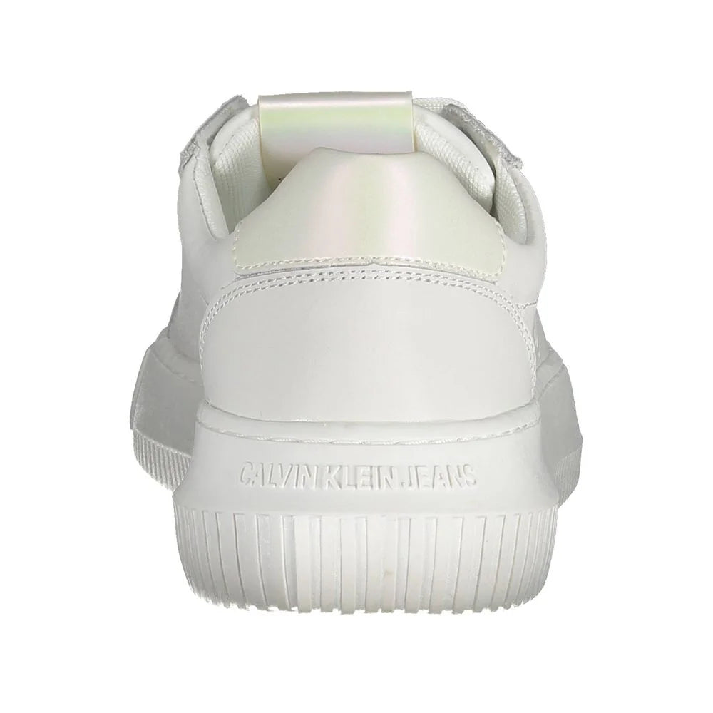 Calvin Klein White Leather Women Sneaker
