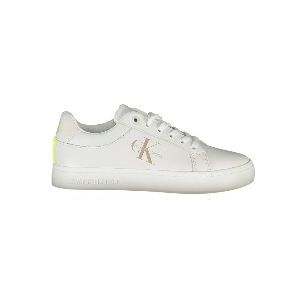 Calvin Klein White Leather Women Sneaker