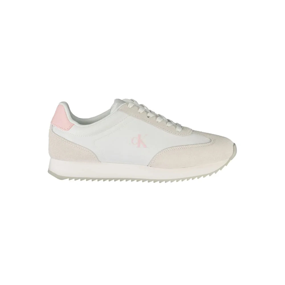 Calvin Klein White Leather Women Sneaker