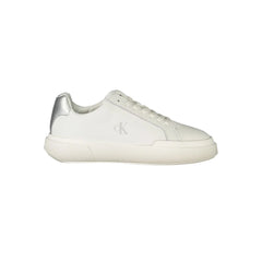 Calvin Klein White Leather Women Sneaker - Sneakers