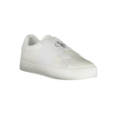 Calvin Klein White Leather Women Sneaker - Sneakers