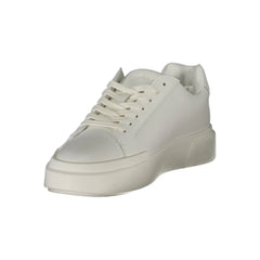 Calvin Klein White Leather Women Sneaker - Sneakers