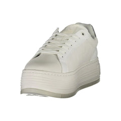 Calvin Klein White Leather Women Sneaker - Sneakers