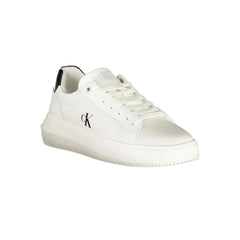 Calvin Klein White Leather Women Sneaker - Sneakers