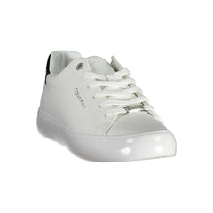 Calvin Klein White Leather Women Sneaker - Sneakers
