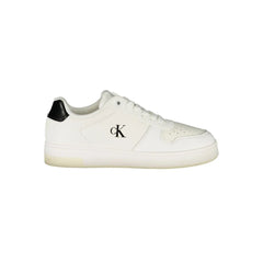 Calvin Klein White Leather Women Sneaker - Sneakers