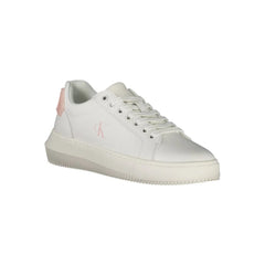 Calvin Klein White Leather Women Sneaker - Sneakers