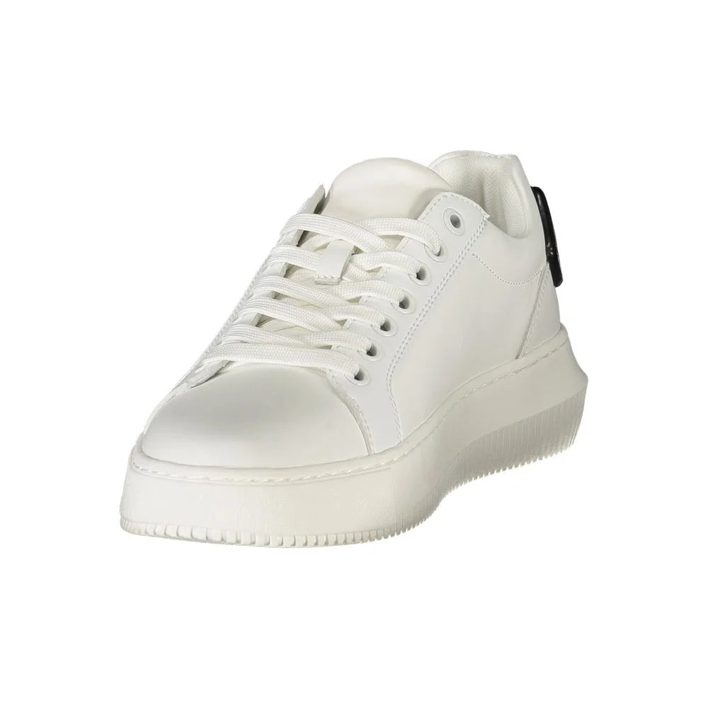 Calvin Klein White Leather Women Sneaker - Sneakers