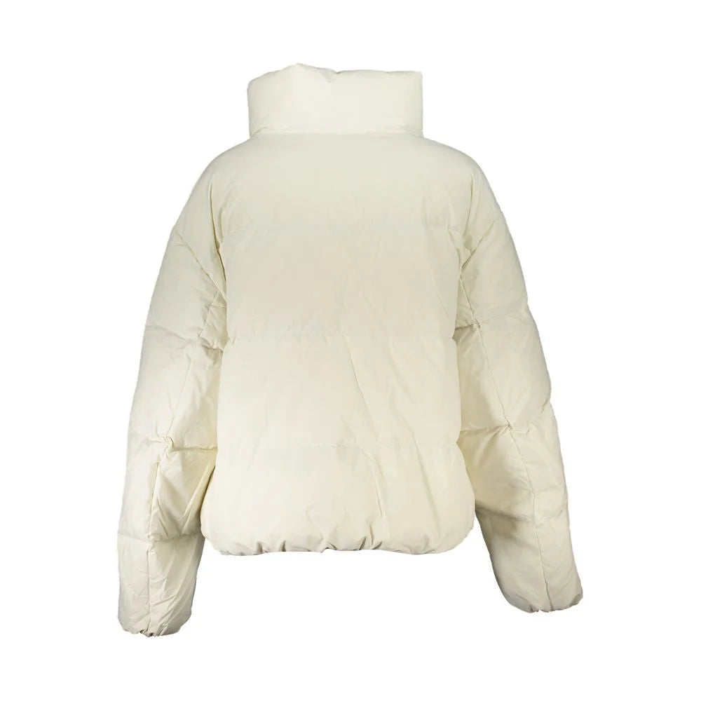 Calvin Klein White Polyamide Jackets & Coat - Puffer Jackets