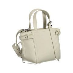 Calvin Klein White Polyester Handbag - Shopper Bags