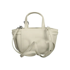 Calvin Klein White Polyester Handbag - Shopper Bags