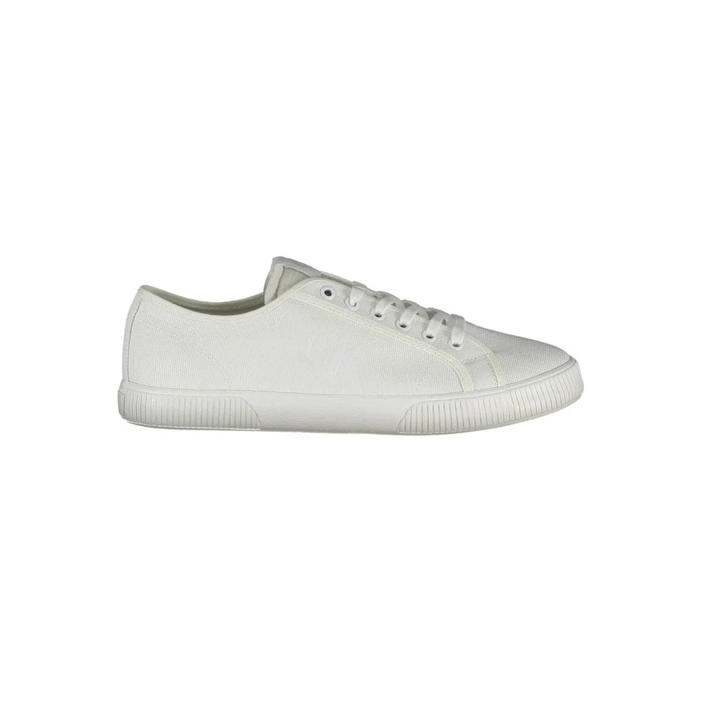 Calvin Klein White Polyester Men Sneaker - Sneakers