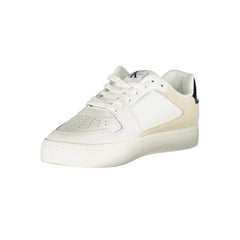 Calvin Klein White Polyester Sneaker - Athletic Shoes
