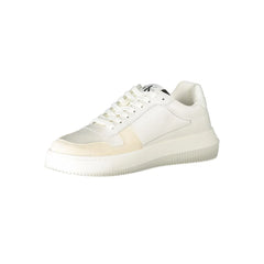 Calvin Klein White Polyester Sneaker - Athletic Shoes