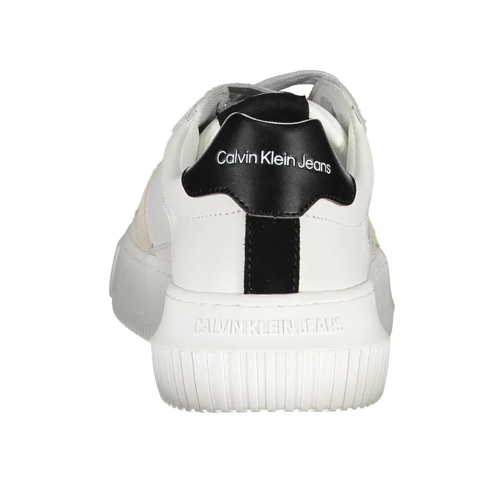 Calvin Klein White Polyester Sneaker - EU36/US6 - Sneakers
