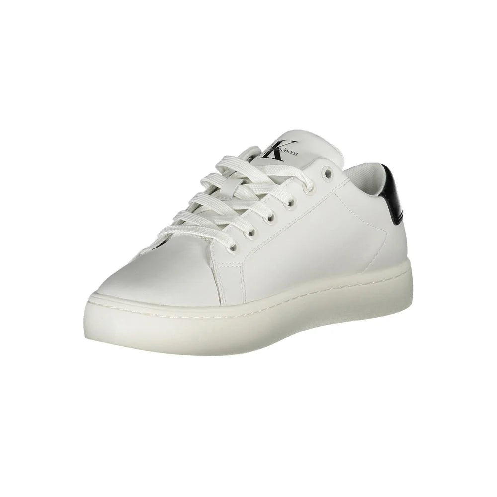 Calvin Klein White Polyester Sneaker - EU37/US7 - Sneakers