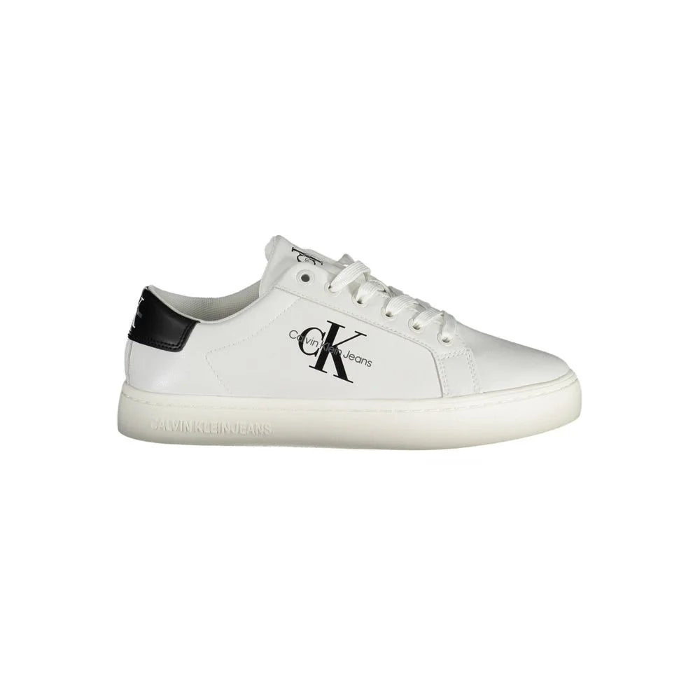 Calvin Klein White Polyester Sneaker - EU37/US7 - Sneakers