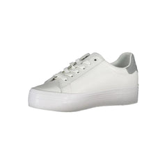 Calvin Klein White Polyester Sneaker - EU39/US9