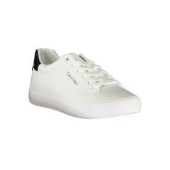 Calvin Klein White Polyester Sneaker - EU40/US10