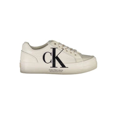 Calvin Klein White Polyester Sneaker - EU40/US10 - Sneakers
