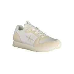Calvin Klein White Polyester Sneaker - Sneakers