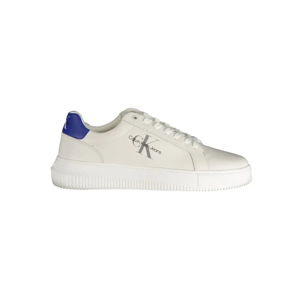 Calvin Klein White Polyester Sneaker - Sneakers