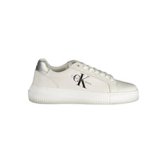Calvin Klein White Polyester Sneaker - Sneakers