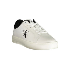 Calvin Klein White Polyester Sneaker - Sneakers