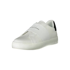 Calvin Klein White Polyester Sneaker - Sneakers