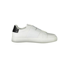 Calvin Klein White Polyester Sneaker - Sneakers