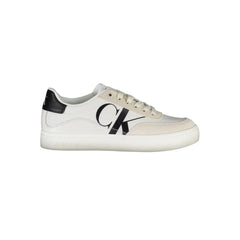 Calvin Klein White Polyester Sneaker - Sneakers