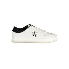Calvin Klein White Polyester Sneaker - Sneakers