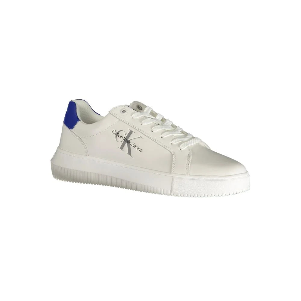 Calvin Klein White Polyester Sneaker - Sneakers