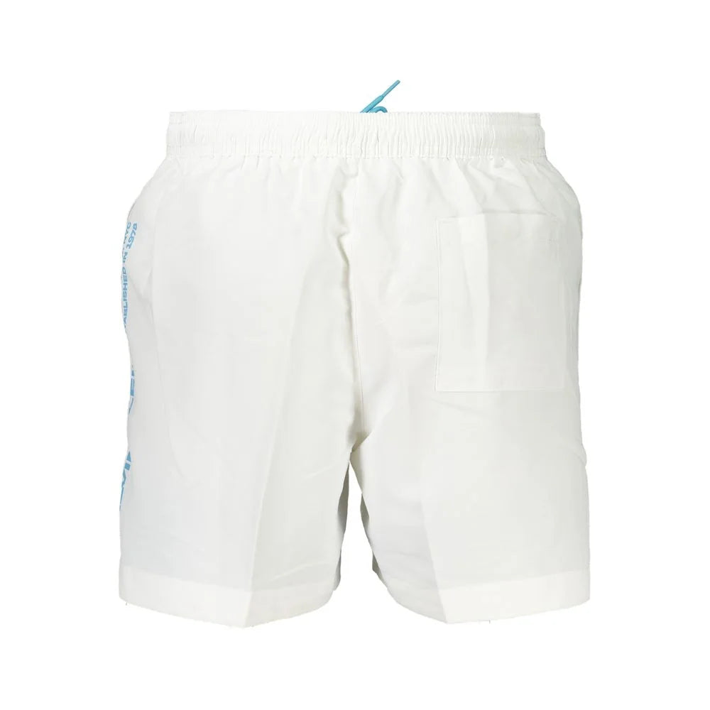 Calvin Klein White Polyester Swimwear - Swim Boxers