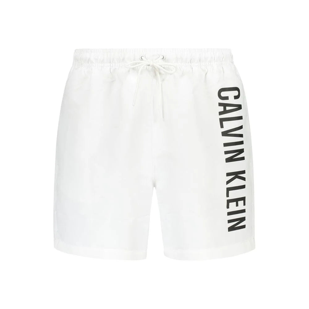 Calvin Klein White Polyester Swimwear - XXL