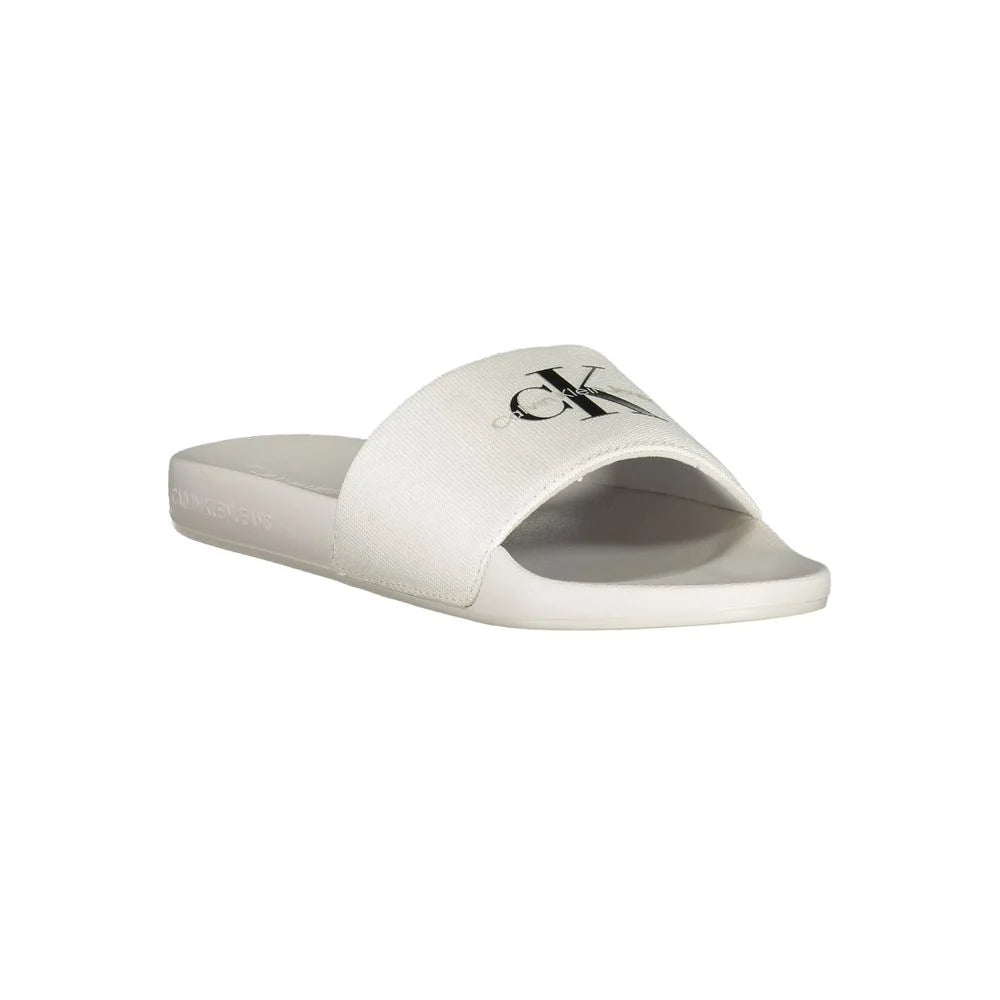 Calvin Klein White Polyester Women Sandal - EU39/US9 - Sandals