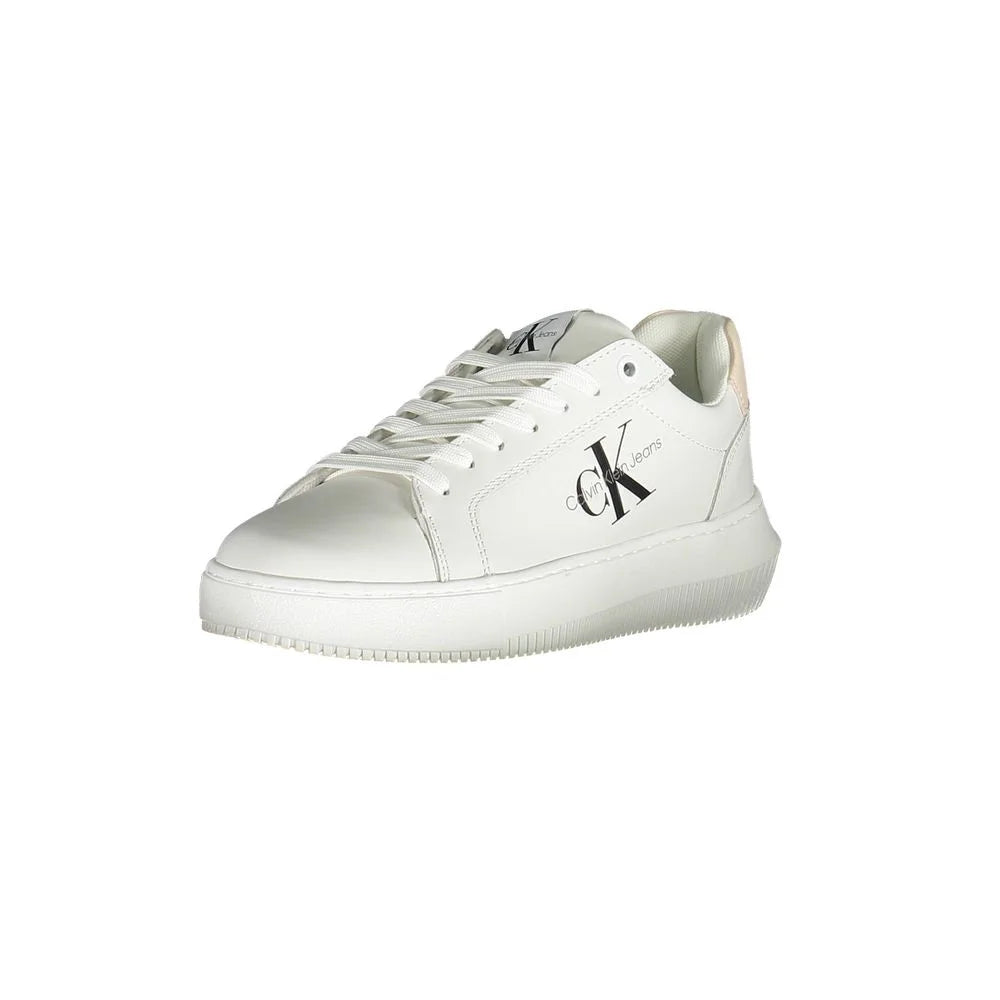 Calvin Klein White Polyester Women Sneaker
