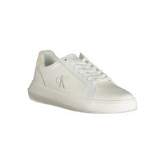 Calvin Klein White Polyethylene Men Sneaker - Sneakers