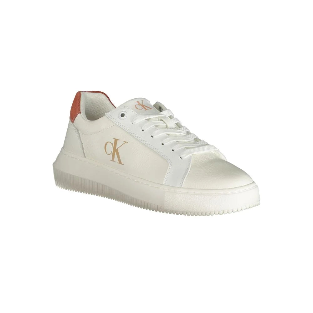 Calvin Klein White Polyethylene Women Sneaker - Sneakers