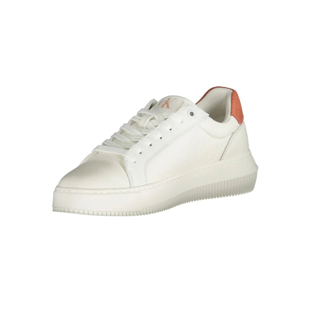 Calvin Klein White Polyethylene Women Sneaker - Sneakers
