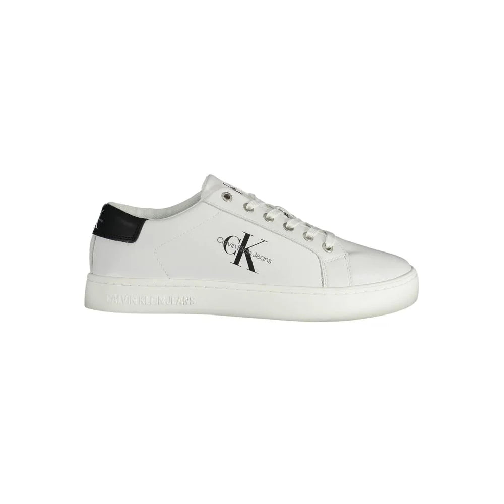 Calvin Klein White Recycled Polyester Men Sneaker - EU44/US11