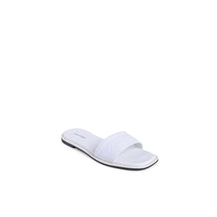 Calvin Klein White Recycled Polyester Sandals - EU40/US10 - Sandals