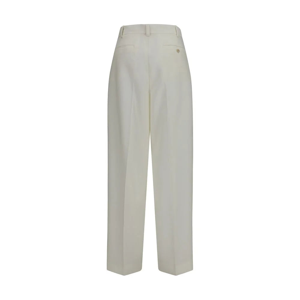 Pantalones casuales de lana blanca Oves Aries Calvin Klein