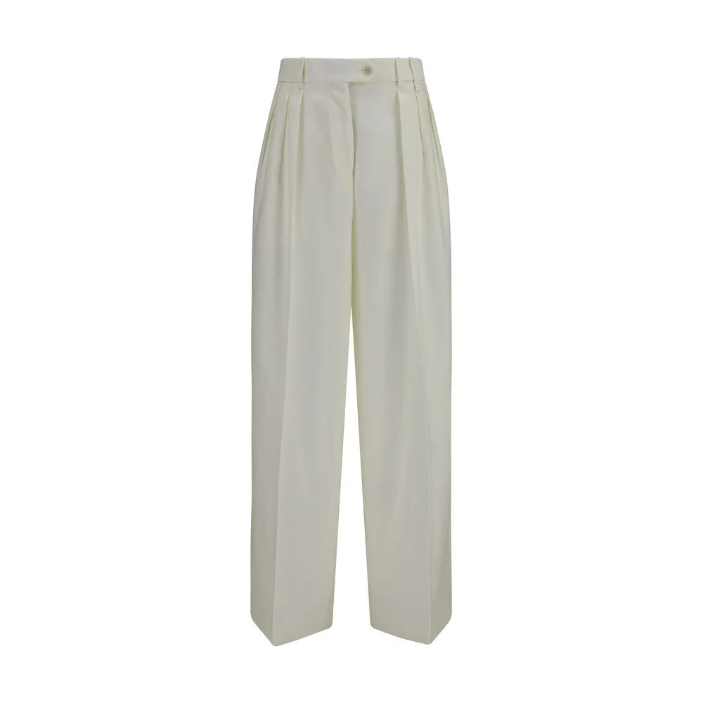 Pantalones casuales de lana blanca Oves Aries Calvin Klein