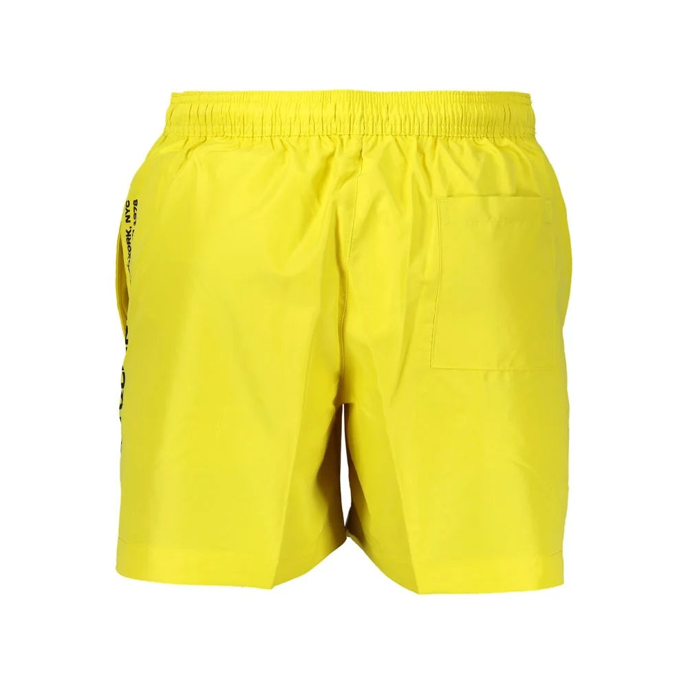 Calvin Klein Yellow Polyester Swimwear - Swim Boxers