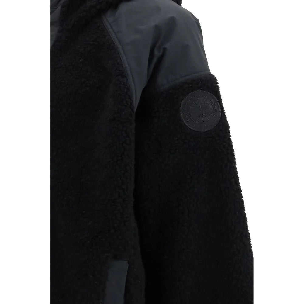 Canada Goose Black Wool Bomber - XL