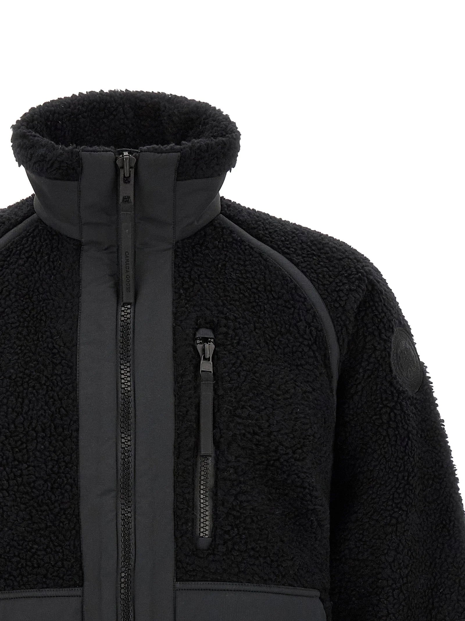 Canada Goose Black Wool Full-Length Jacket - S