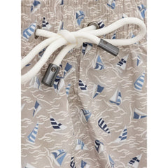 Canali Beige Polyester Swim Short